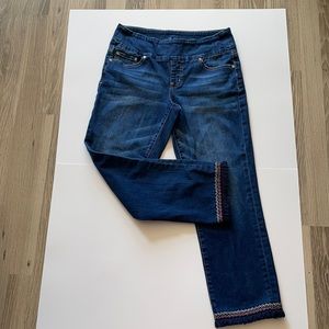 Jag Jeans fringed ankle jeans